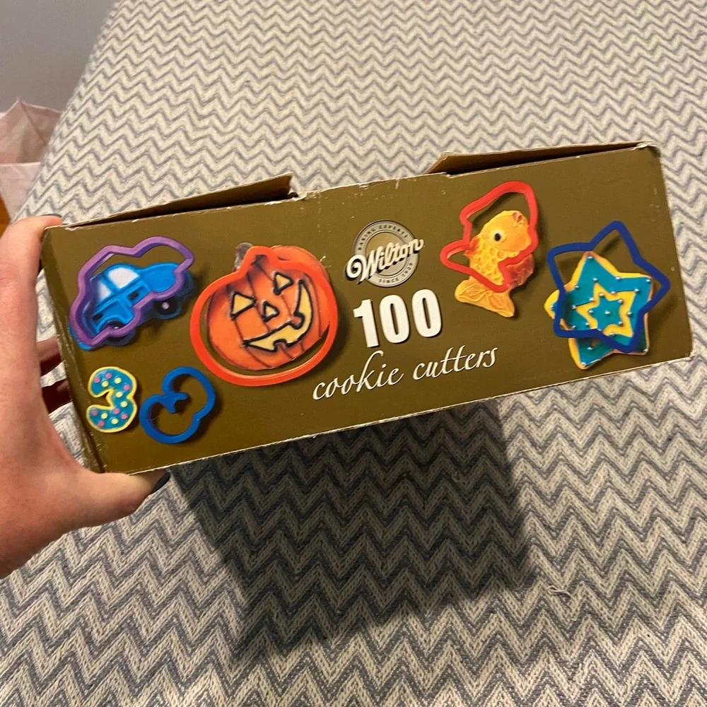 Wilton 100 Piece Cookie Cutter Set – Alphabet, Numbers, Holiday & Fun Shapes